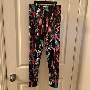 Les Tout Petits by Lois Letzt Leggings Black Fantasia USA Girls Size 14 NWT